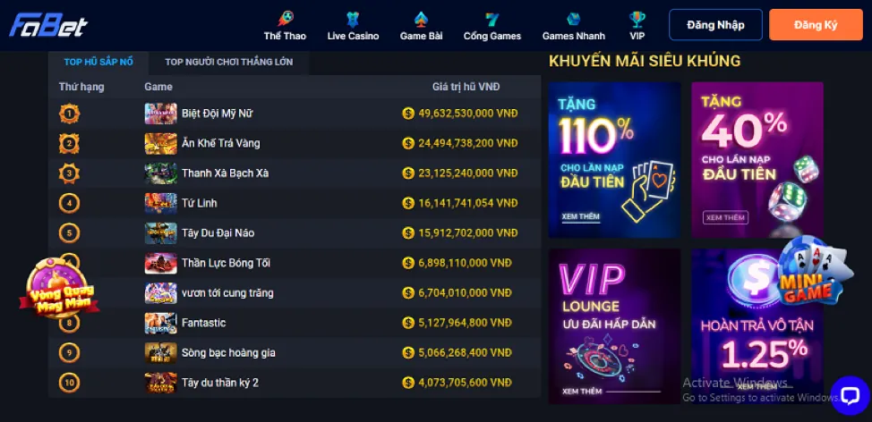 Kết nối game thủ đam mê Gemwin