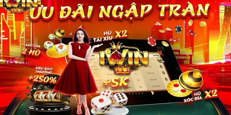 Giao diện trò chơi nổ hũ với biểu tượng quay thưởng đầy màu sắc